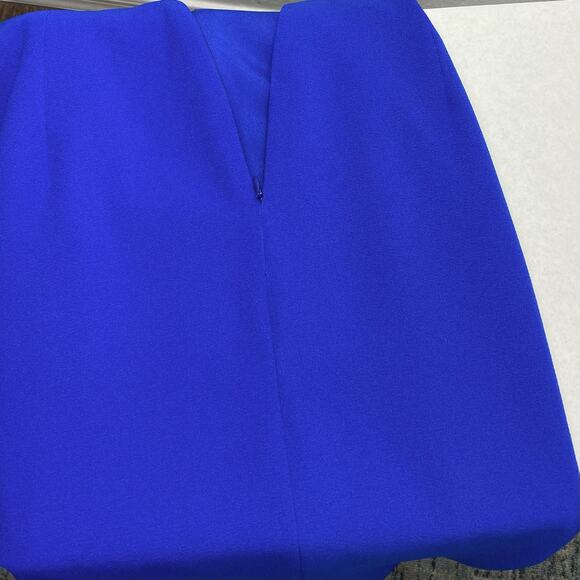 NWOT Dress the Population Tiffany One-Shoulder Midi Dress in Electric Blue, XS - Picture 12 of 13